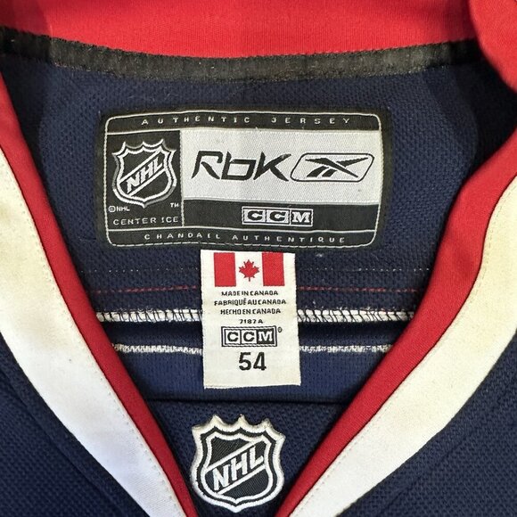 REEBOK Rick Nash #61 Columbus Blue Jackets Hockey Jersey - Size 54 XL - Picture 3 of 7